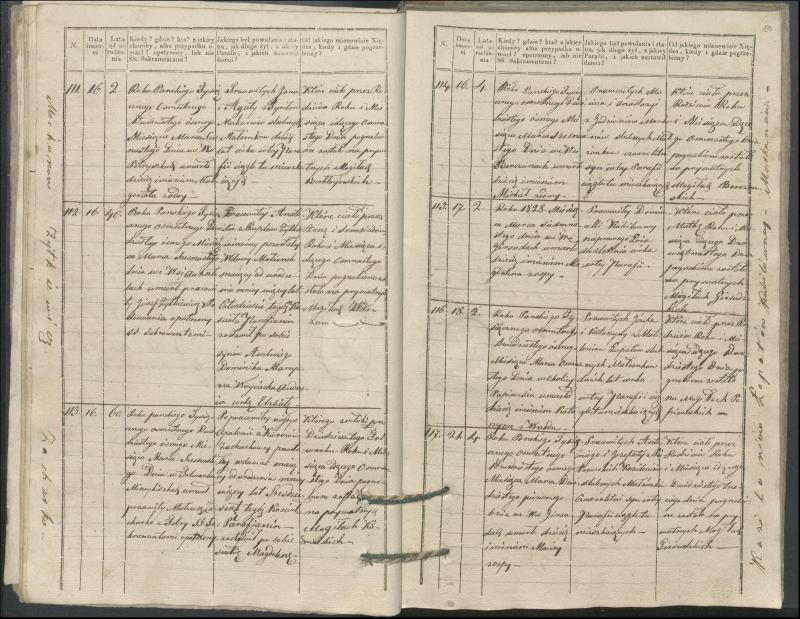 Krinčino Romos katalikų parapijos bažnyčios 1827–1831 metų mirties metrikų knyga