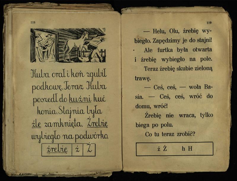 U NAS : Elementarz dla wsi metoda wyrazowa