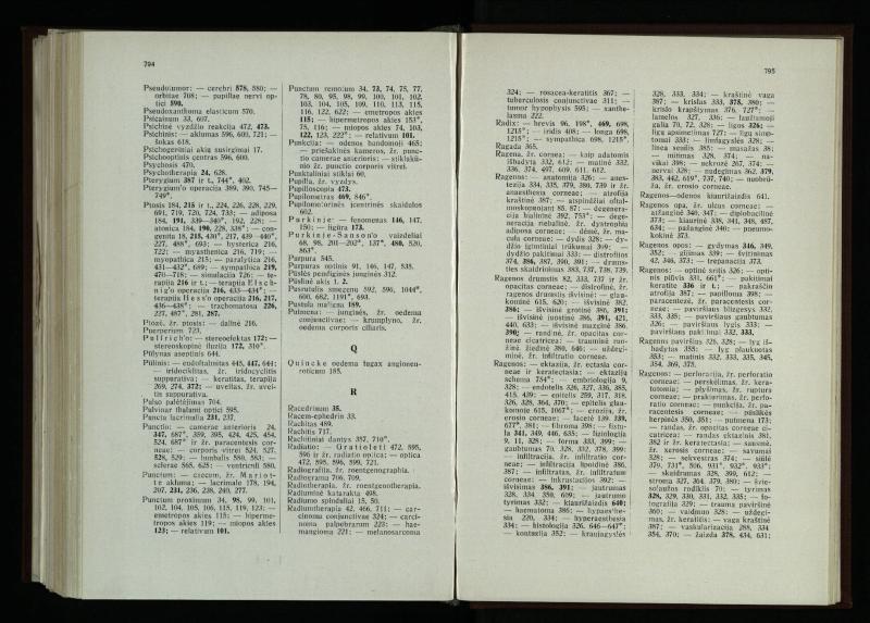 Akių ligų vadovas / Petras Avižonis. – Kaunas: Medicinos fakultetao leidinys, 1940. – VIII, 841, [2] p., 18 iliustr. lap.