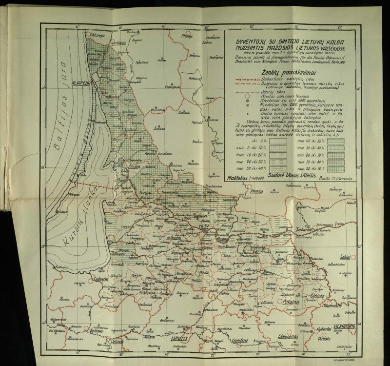 Tautiniai santykiai Maž. Lietuvoje ligi Didžiojo karo istorijos ir statistikos šviesoje
/ Vincas Vileišis. – Kaunas: Politinių ir socialinių mokslų institutas, 1935. – 271, [3] p.