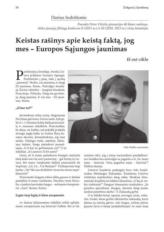 Šiaurietiški atsivėrimai : Pasvalio krašto istorijos ir kultūros žurnalas 2012, nr. 1 (32)