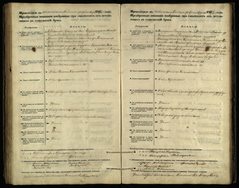 Pasvalio Romos katalikų parapijos bažnyčios 1866–1876 metų priešjungtuvinės apklausos knyga