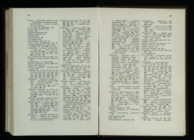 Akių ligų vadovas / Petras Avižonis. – Kaunas: Medicinos fakultetao leidinys, 1940. – VIII, 841, [2] p., 18 iliustr. lap.