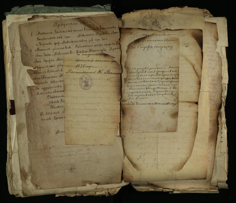 Pušaloto Romos katalikų parapijos bažnyčios 1884–1900 metų gaunamų raštų knyga