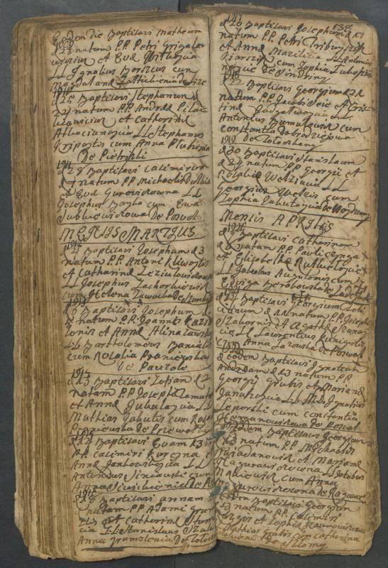 Pasvalio Romos katalikų parapijos bažnyčios 1749–1772 metų krikšto metrikų knyga