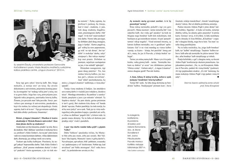 Šiaurietiški atsivėrimai : Pasvalio krašto istorijos ir kultūros žurnalas 2013, nr. 2 (35)