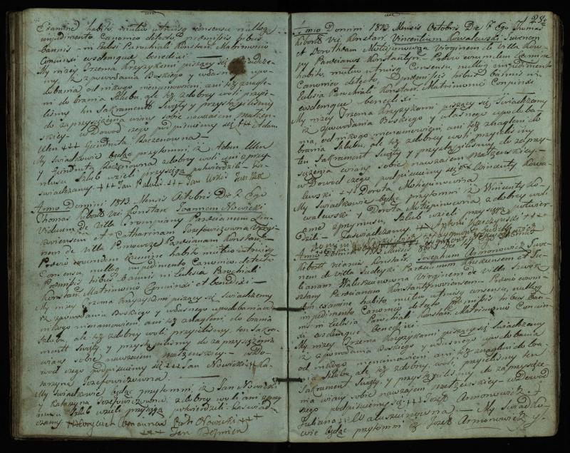 Vaškų (Konstantinavo) Romos katalikų parapijos bažnyčios 1809–1827 metų jungtuvių metrikų knyga