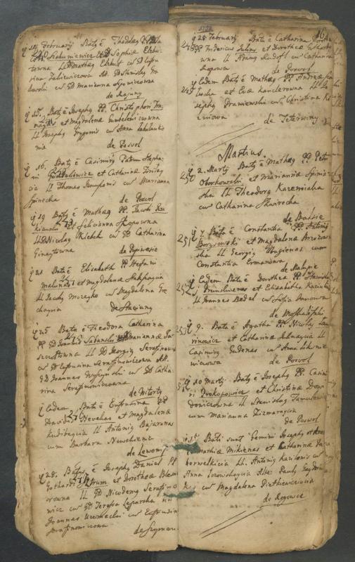 Pasvalio Romos katalikų parapijos bažnyčios 1749–1772 metų krikšto metrikų knyga