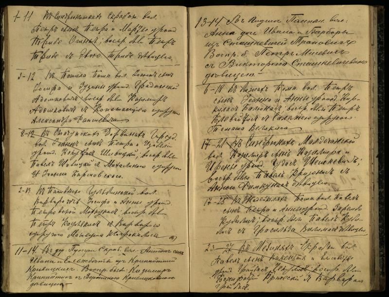 Pasvalio Romos katalikų parapijos bažnyčios 1909–1918 metų krikšto metrikų juodraštis