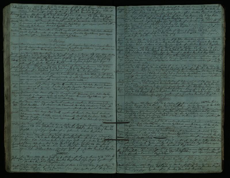 Pušaloto Romos katalikų parapijos bažnyčios 1810–1827 metų mirties metrikų knyga