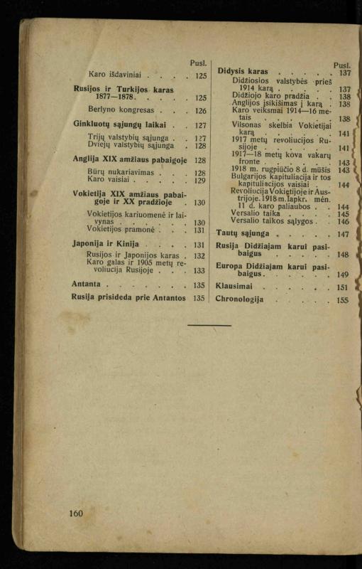 Naujųjų amžių istorija: vadovėlis vidurinėms mokykloms / K. Kliuksinas. – Kaunas: Sakalas, 1936. – 160 p.
