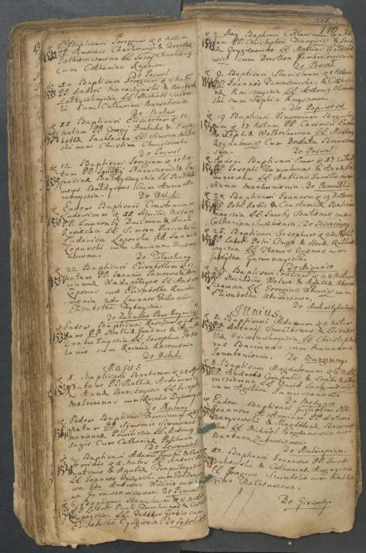 Pasvalio Romos katalikų parapijos bažnyčios 1749–1772 metų krikšto metrikų knyga