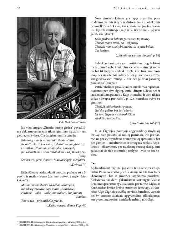 Šiaurietiški atsivėrimai : Pasvalio krašto istorijos ir kultūros žurnalas 2013, nr. 1 (34)