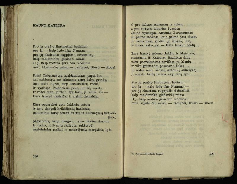 Per pasaulį keliauja žmogus : rinktinė poezija