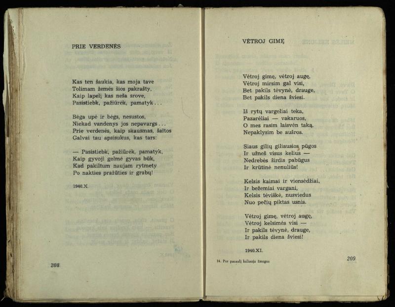 Per pasaulį keliauja žmogus : rinktinė poezija