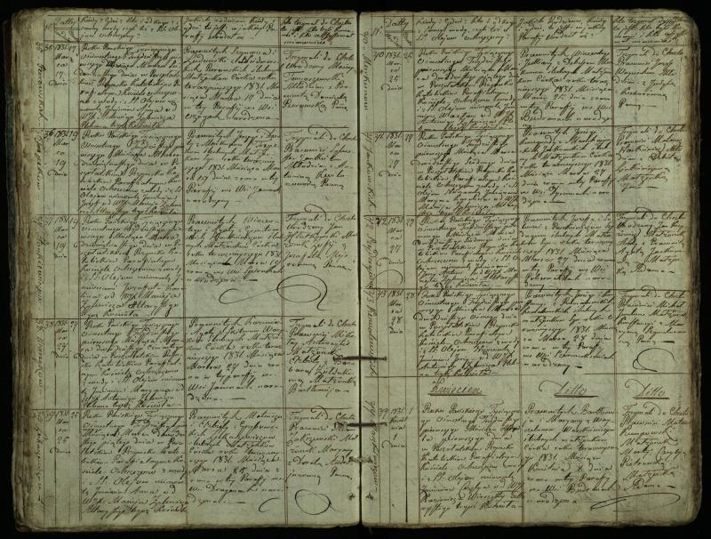 Pušaloto Romos katalikų parapijos bažnyčios 1828–1834 metų krikšto metrikų knyga