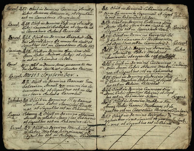 Pasvalio Romos katalikų parapijos bažnyčios 1788–1794 metų mirties metrikų knyga