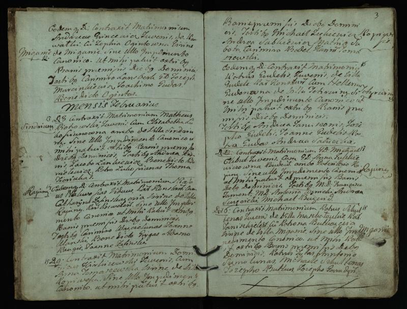 Pasvalio Romos katalikų parapijos bažnyčios 1793–1824 metų jungtuvių metrikų knyga