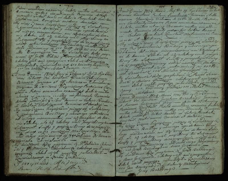Vaškų (Konstantinavo) Romos katalikų parapijos bažnyčios 1809–1827 metų jungtuvių metrikų knyga