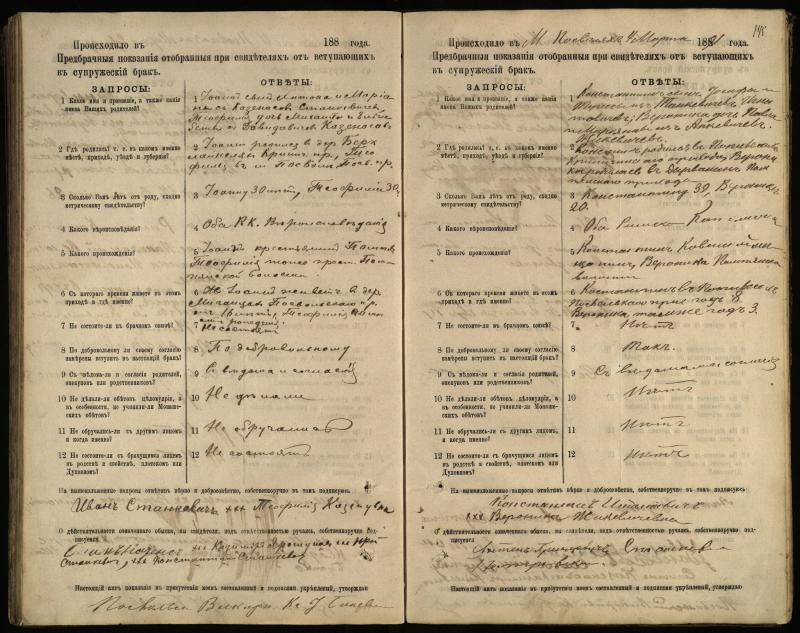 Pasvalio Romos katalikų parapijos bažnyčios 1885–1894 metų priešjungtuvinės apklausos knyga
