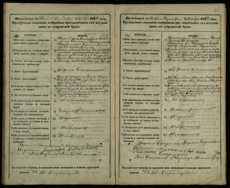 Pušaloto Romos katalikų parapijos bažnyčios 1878–1883 metų priešjungtuvinės apklausos knyga