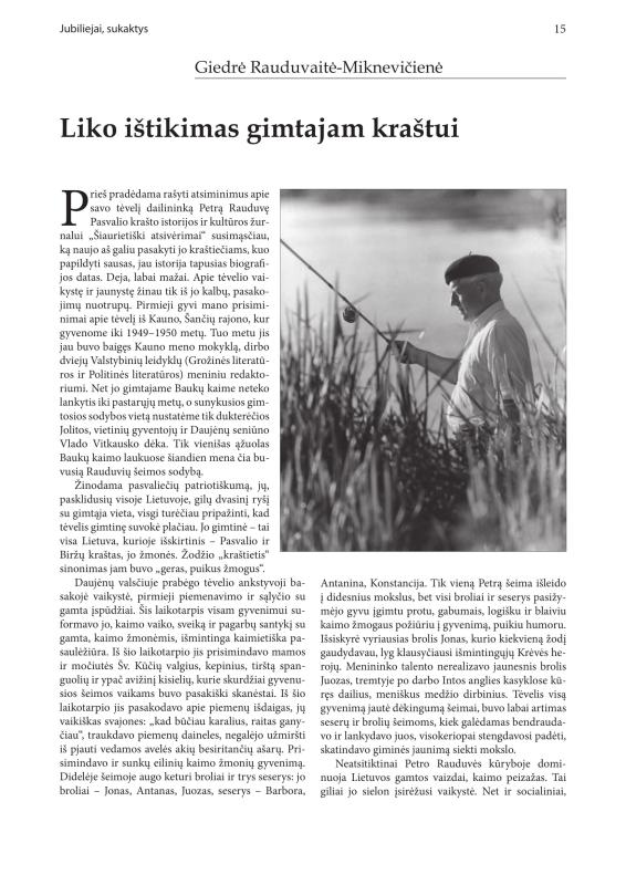 Šiaurietiški atsivėrimai : Pasvalio krašto istorijos ir kultūros žurnalas 2012, nr. 1 (32)
