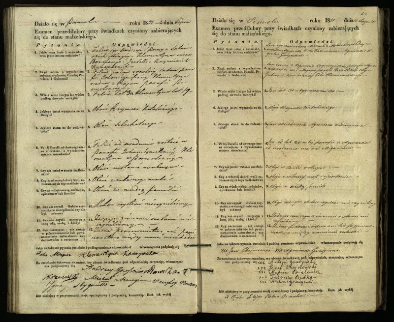 Pasvalio Romos katalikų parapijos bažnyčios 1849–1859 metų priešjungtuvinės apklausos knyga