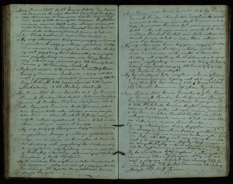 Vaškų (Konstantinavo) Romos katalikų parapijos bažnyčios 1809–1827 metų jungtuvių metrikų knyga