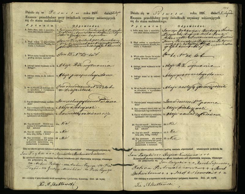 Pasvalio Romos katalikų parapijos bažnyčios 1849–1859 metų priešjungtuvinės apklausos knyga