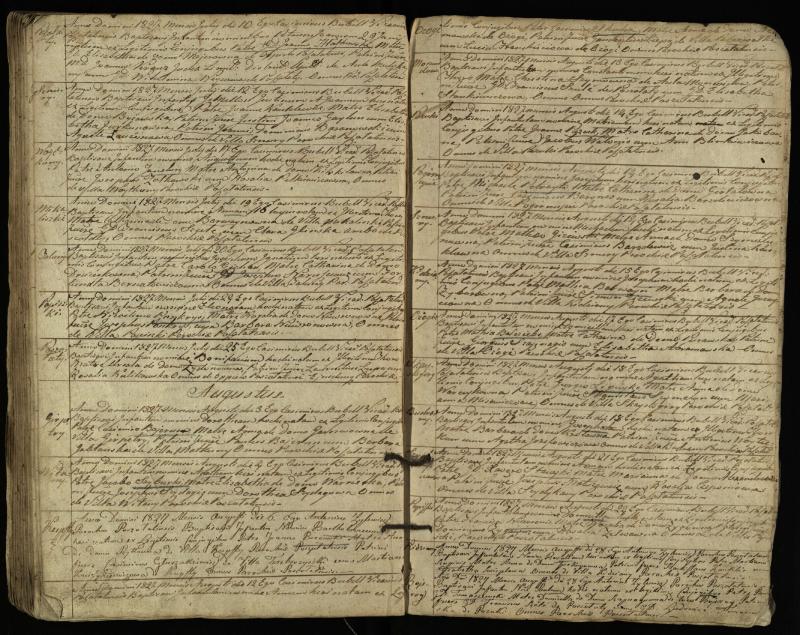 Pušaloto Romos katalikų parapijos bažnyčios 1822–1828 metų krikšto metrikų knyga