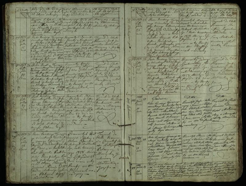 Pušaloto Romos katalikų parapijos bažnyčios 1828–1834 metų krikšto metrikų knyga