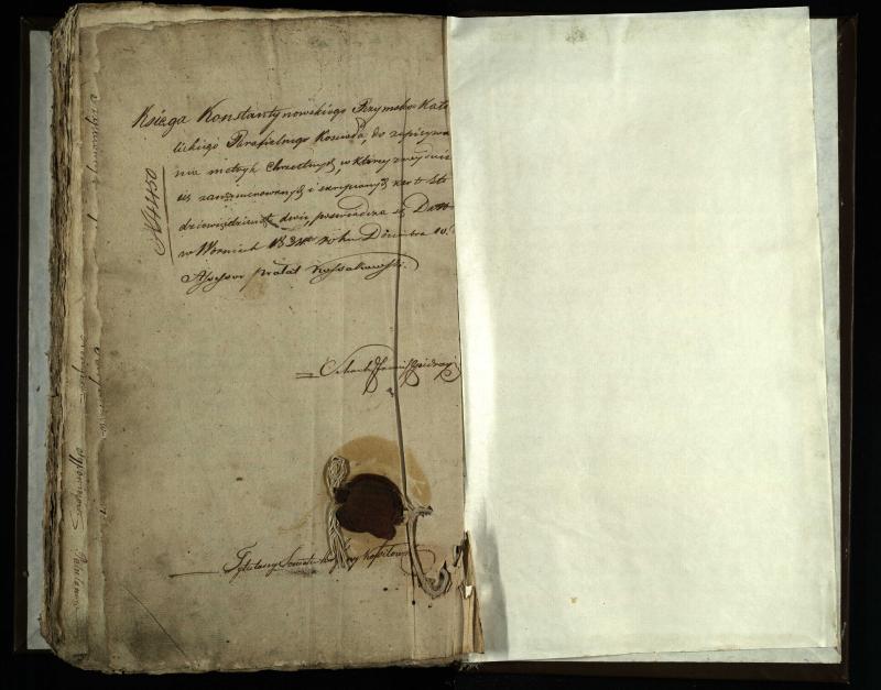 Vaškų (Konstantinavo) Romos katalikų parapijos bažnyčios 1835–1845 metų krikšto metrikų knyga