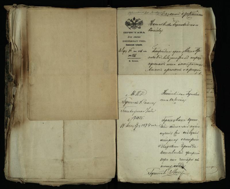 Pušaloto Romos katalikų parapijos bažnyčios 1843–1879 metų gaunamų raštų knyga