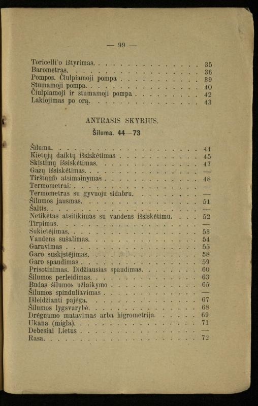 Populiariškas rankvedis fyzikos / parašė P. Neris. – Vilnius: „Vilniaus žinių“ [išleid. ir] sp., 1905. – 100 p.