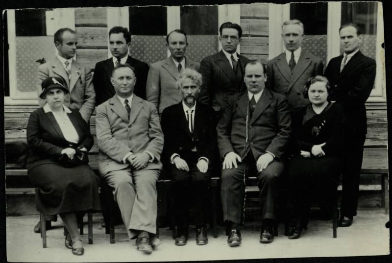Vydūno viešnagė Pasvalio aukštesniojoje komercijos mokykloje. 1934 m.