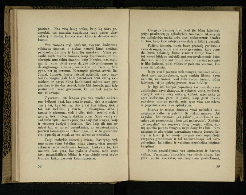 Minties galybė / Orison Swett Marden. – Kaunas: Fakelo leidinys, 1937. – 149, [2] p.