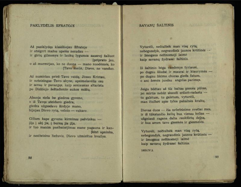 Per pasaulį keliauja žmogus : rinktinė poezija