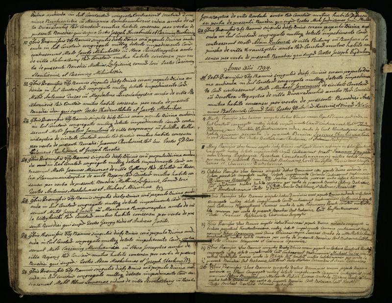 Vaškų (Konstantinavo) Romos katalikų parapijos bažnyčios 1766–1804 metų jungtuvių metrikų knyga