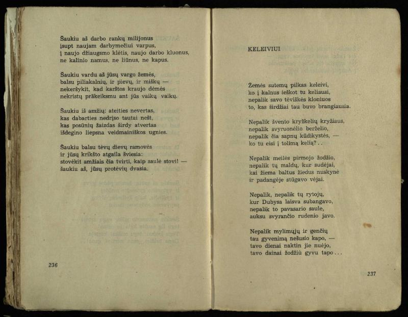 Per pasaulį keliauja žmogus : rinktinė poezija