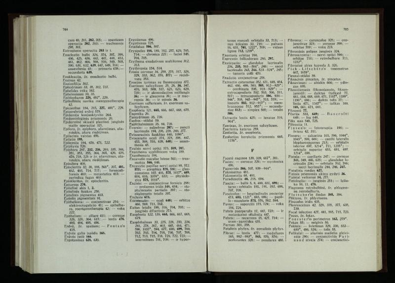 Akių ligų vadovas / Petras Avižonis. – Kaunas: Medicinos fakultetao leidinys, 1940. – VIII, 841, [2] p., 18 iliustr. lap.