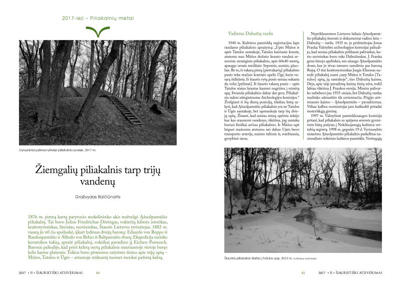 Šiaurietiški atsivėrimai : Pasvalio krašto istorijos ir kultūros žurnalas 2017, nr. 2 (43)