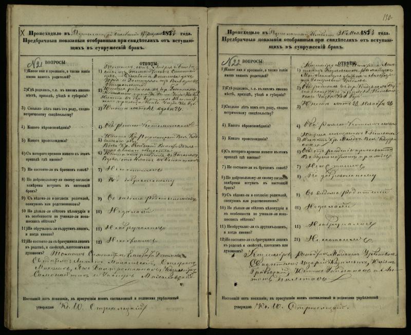 Pušaloto Romos katalikų parapijos bažnyčios 1878–1883 metų priešjungtuvinės apklausos knyga