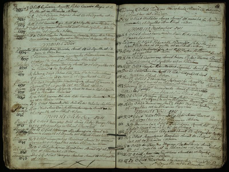 Pasvalio Romos katalikų parapijos bažnyčios 1794–1819 metų mirties metrikų knyga
