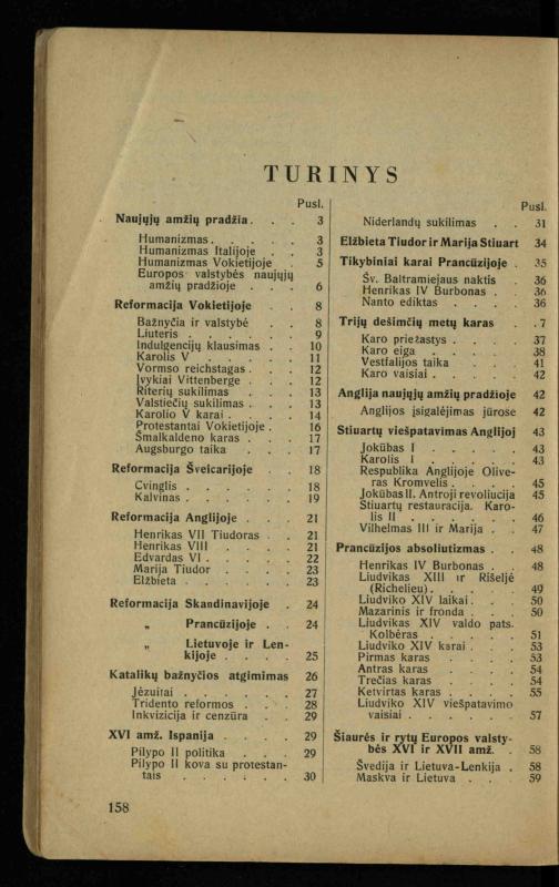 Naujųjų amžių istorija: vadovėlis vidurinėms mokykloms / K. Kliuksinas. – Kaunas: Sakalas, 1936. – 160 p.