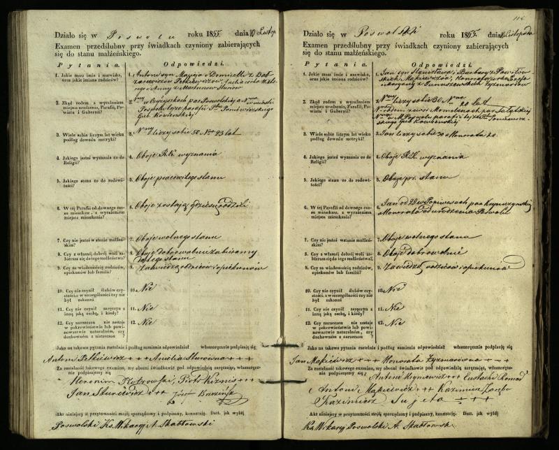 Pasvalio Romos katalikų parapijos bažnyčios 1849–1859 metų priešjungtuvinės apklausos knyga