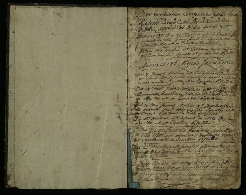 Pušaloto Romos katalikų parapijos bažnyčios 1785–1810 metų mirties metrikų knyga