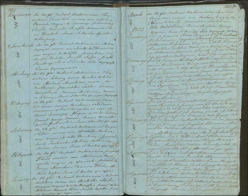 Krinčino Romos katalikų parapijos bažnyčios 1803–1826 metų jungtuvių metrikų knyga