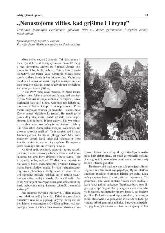 Šiaurietiški atsivėrimai : Pasvalio krašto istorijos ir kultūros žurnalas 2011, nr. 1 (30)