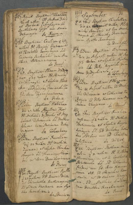Pasvalio Romos katalikų parapijos bažnyčios 1749–1772 metų krikšto metrikų knyga