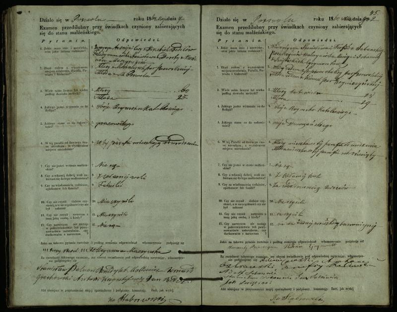 Pasvalio Romos katalikų parapijos bažnyčios 1859–1867 metų priešjungtuvinės apklausos knyga